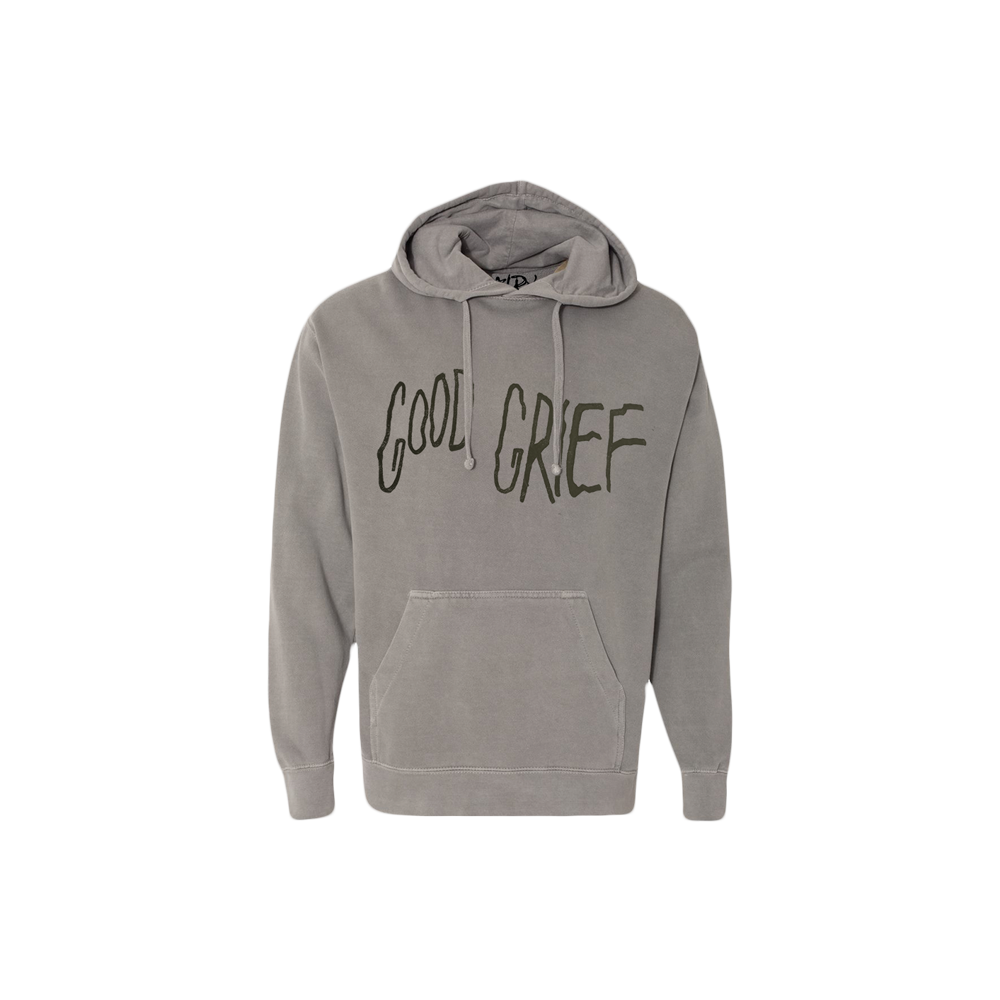 good grief Gray Hoodie Front